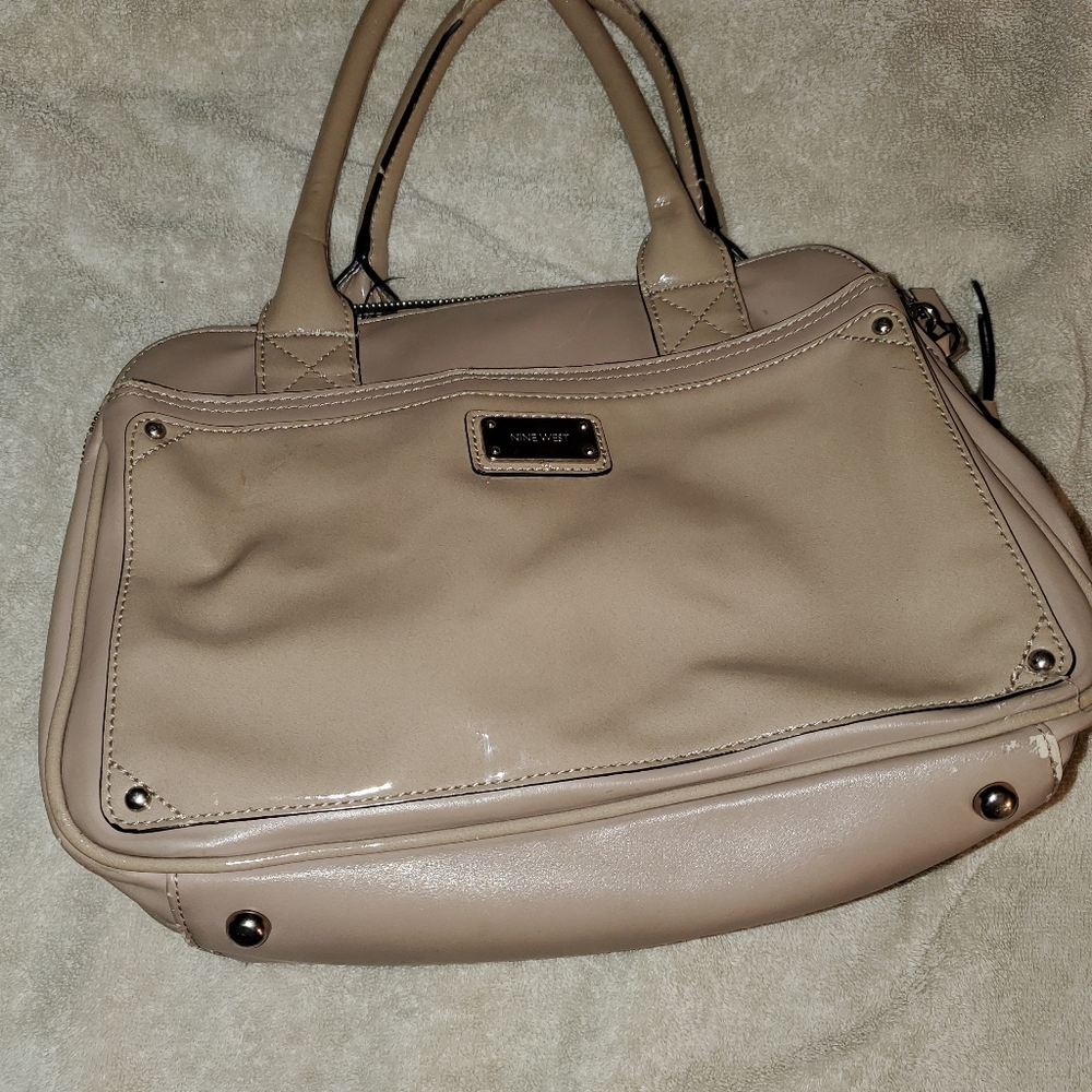 Nine West Beige Satchel